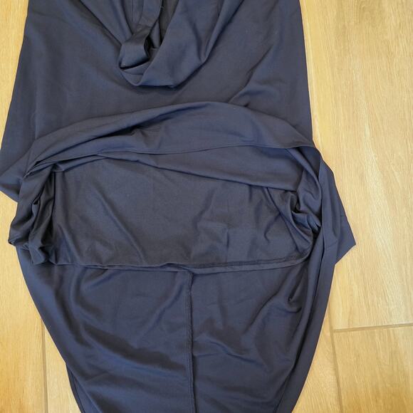 Banana Republic Maxi Tank Dress Navy Blue Size 0 Racerback Polyester Preowned - Picture 4 of 8